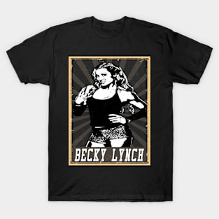 80s Style Becky Lynch T-Shirt